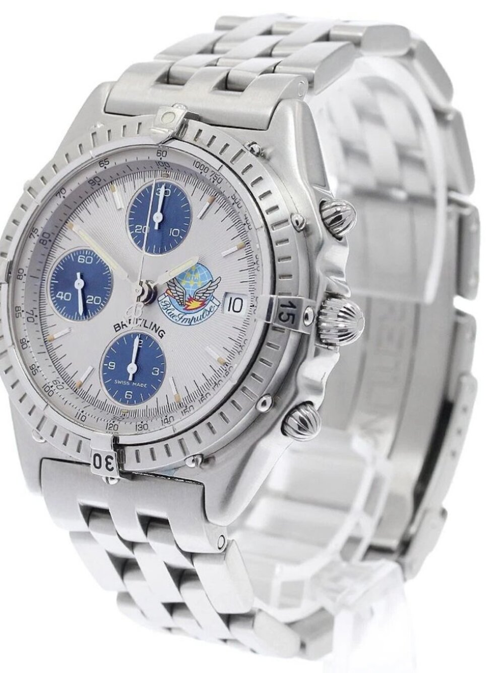 BREITLING Chronomat Blue Impulse A13048 Date Automatic Men's Watch_932613 - Picture 2 of 6